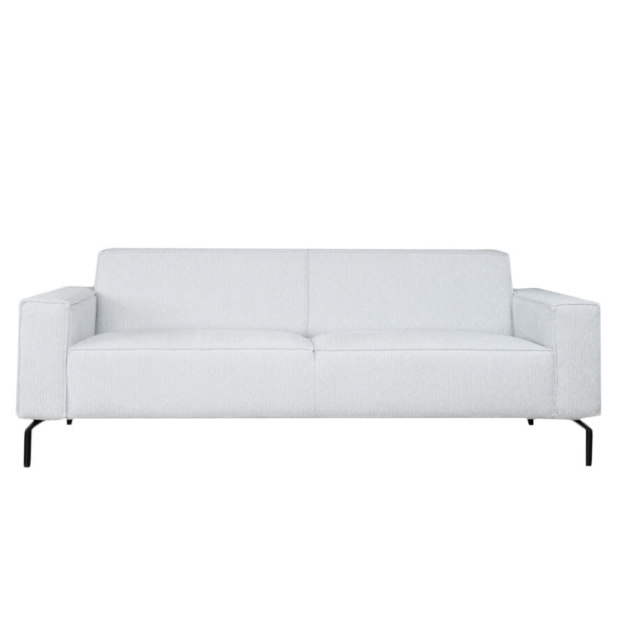 Sofa 3-Sitzer Kansas Stoff off white