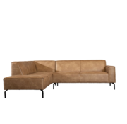 Bronx71 Ecksofa Kansas Leder beige links