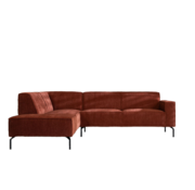 Bronx71 Ecksofa Kansas Chenille kupfer links