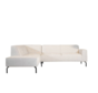 Ecksofa Kansas Stoff beige links