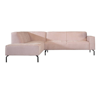 Bronx71 Ecksofa Kansas Stoff rosa links