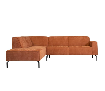 Bronx71 Ecksofa Kansas Stoff terracotta links