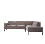 Bronx71 Ecksofa Kansas Chenille taupe rechts