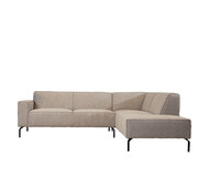 Bronx71 Ecksofa Kansas Stoff taupe rechts