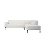 Ecksofa Kansas Stoff off white rechts