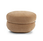 Hocker Mia Chenille terrakotta oval