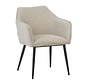 Esszimmerstuhl Ciara Leinen taupe