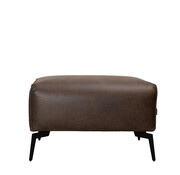Bronx71 Leder Hocker Vegas rechteckig braun
