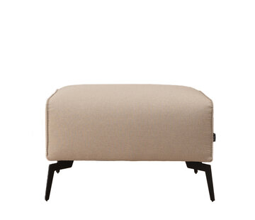 Bronx71 Stoff Hocker Vegas rechteckig taupe