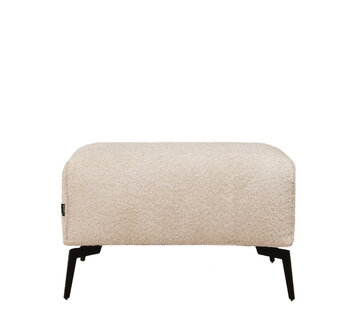 Bronx71 Bouclé Hocker Vegas rechteckig taupe