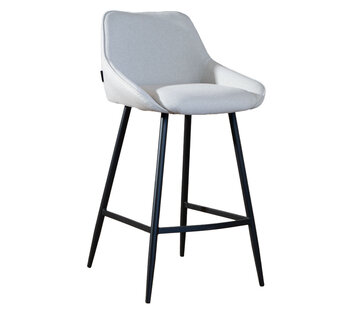 Bronx71 Barhocker Lova grau recycelter Stoff 68 cm