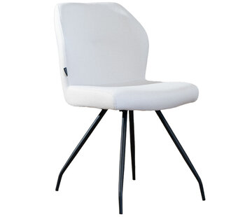 Bronx71 Esszimmerstuhl Fenris recycelter Stoff off white