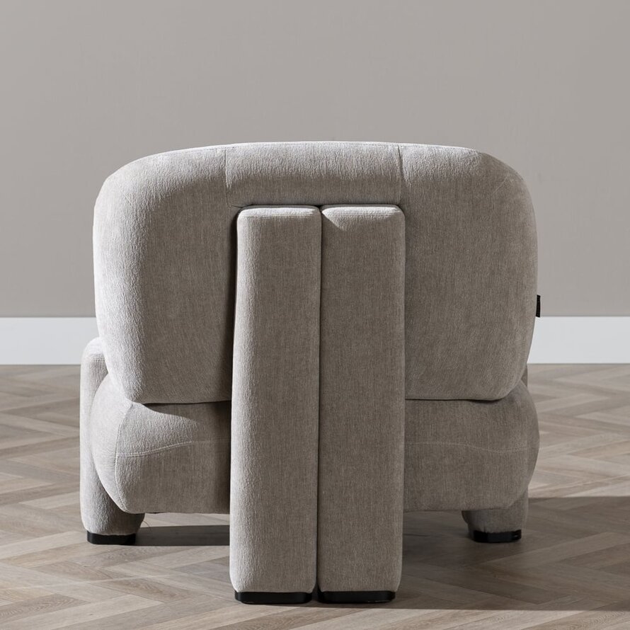 Sessel Louise Chenille taupe
