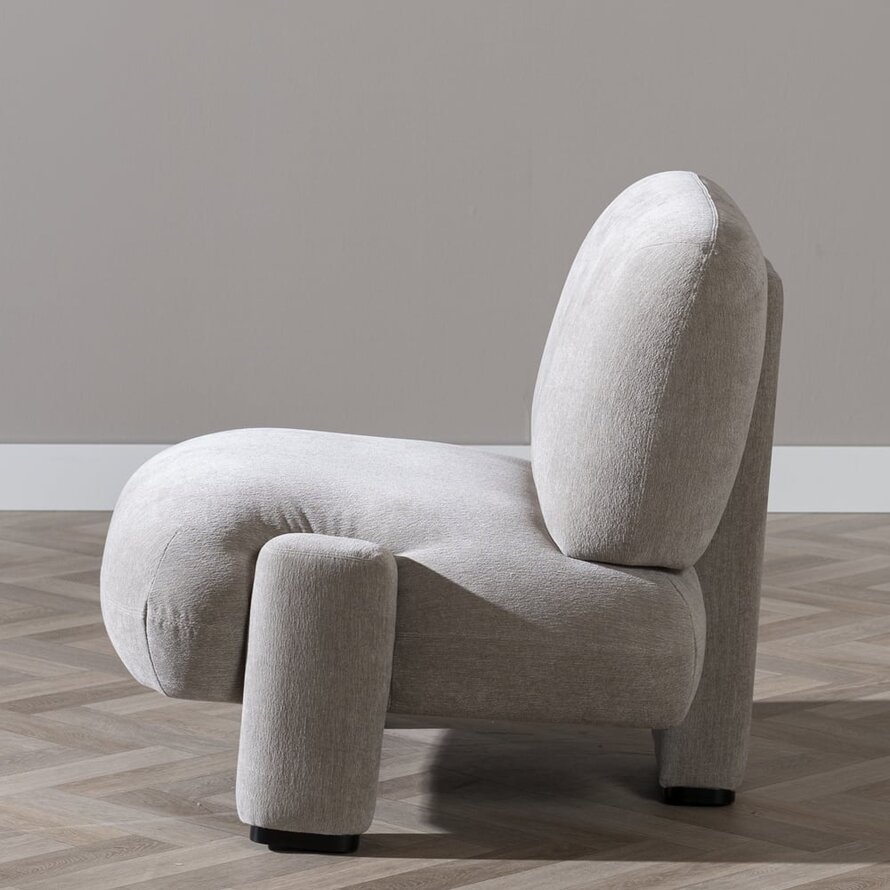 Sessel Louise Chenille taupe