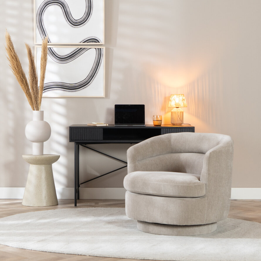Sessel Valerie Chenille taupe