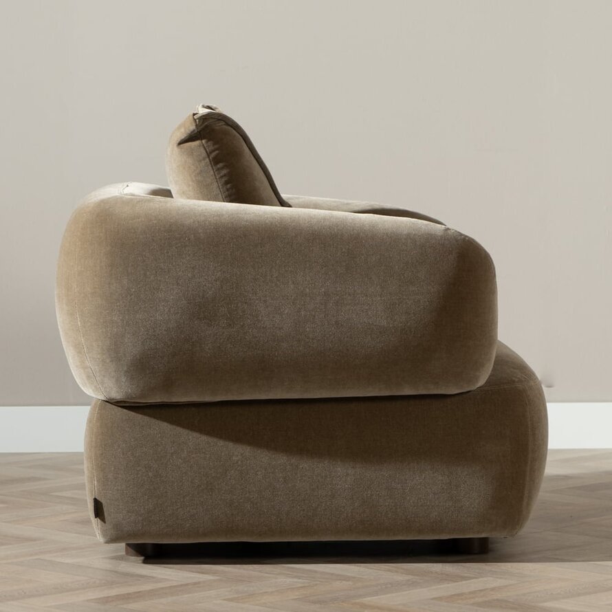 Sessel Palermo Samt braun