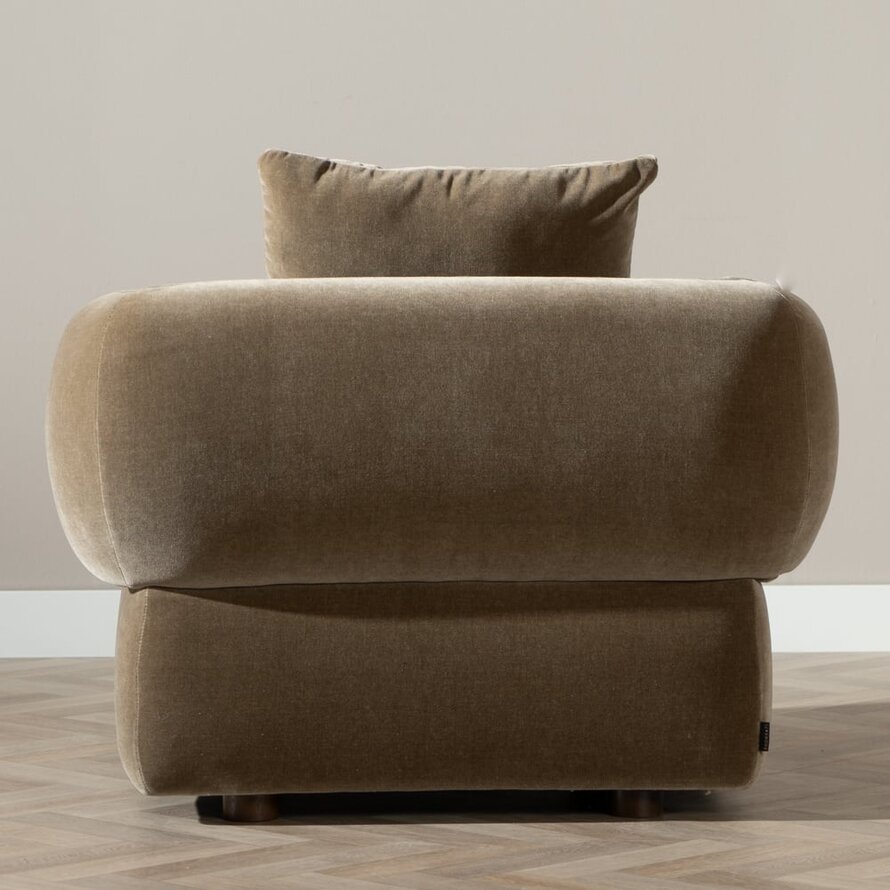 Sessel Palermo Samt braun