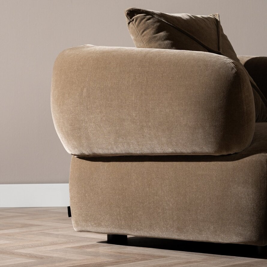 Sessel Palermo Samt braun