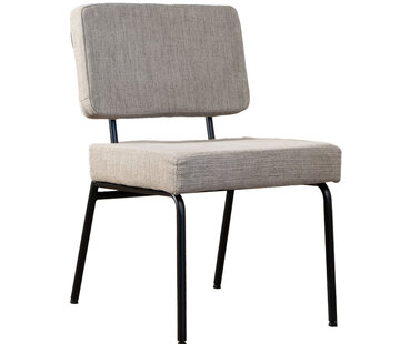 Bronx71 Esszimmerstuhl Espen recycelter Stoff taupe