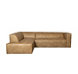 Ecksofa Memphis Leder beige links