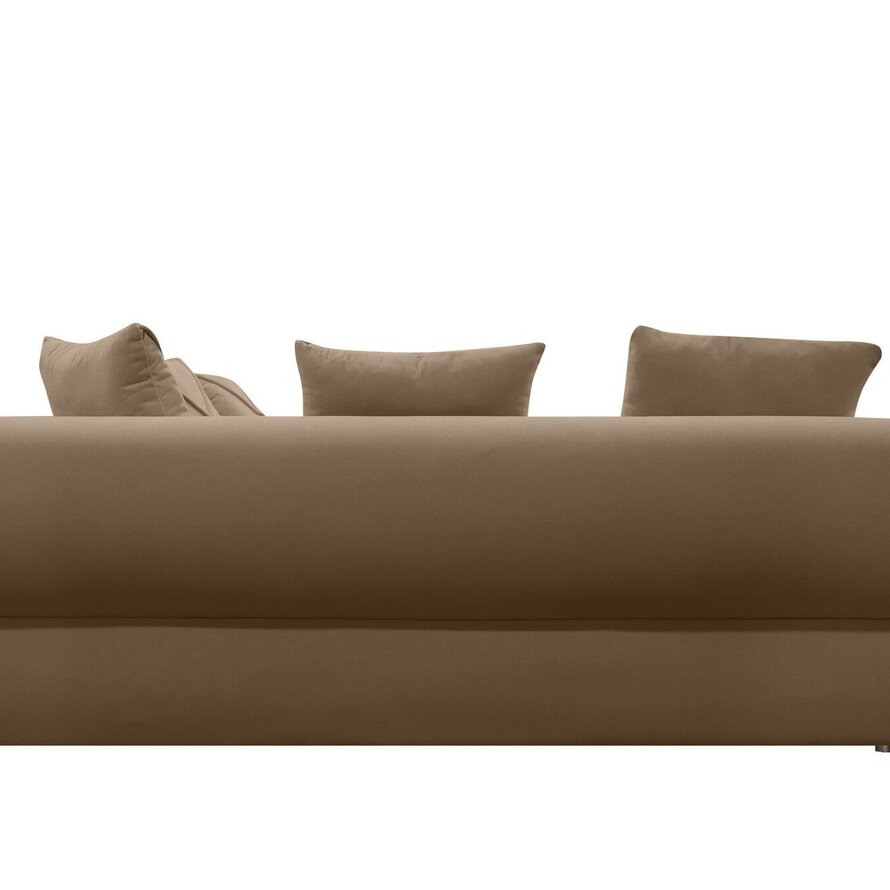 Ecksofa Palermo Samt taupe links