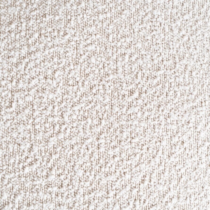 Sessel Stella Bouclé / Leder drehbar beige