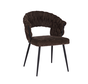 Esszimmerstuhl Braid Chenille braun
