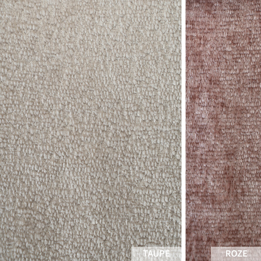 Ecksofa Memphis Chenille weiß links