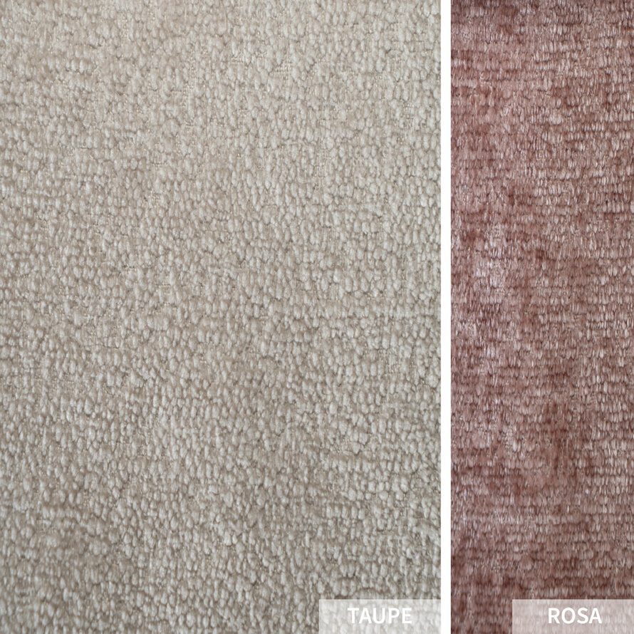 Ecksofa Memphis Chenille weiß rechts