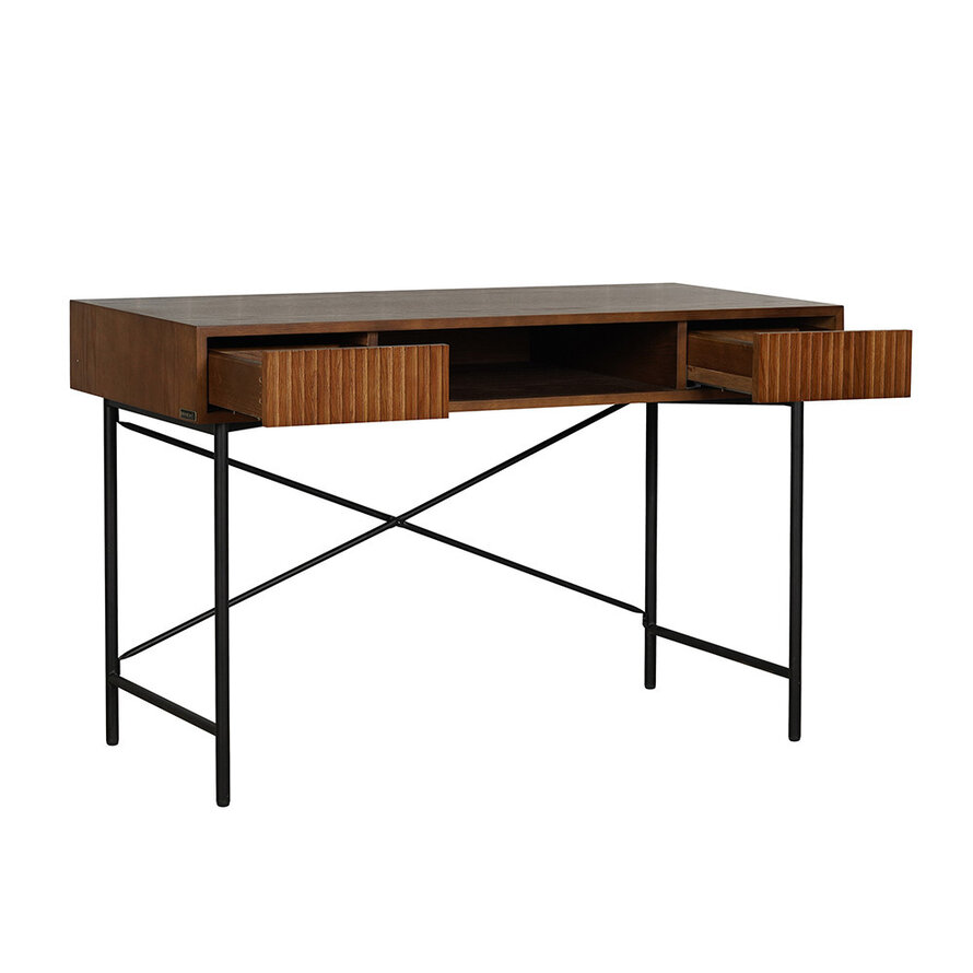 Schreibtisch Maury Eiche dunkel 120x55x77 cm