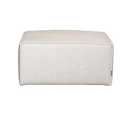 Bronx71 Stoff Hocker Memphis rechteckig off white
