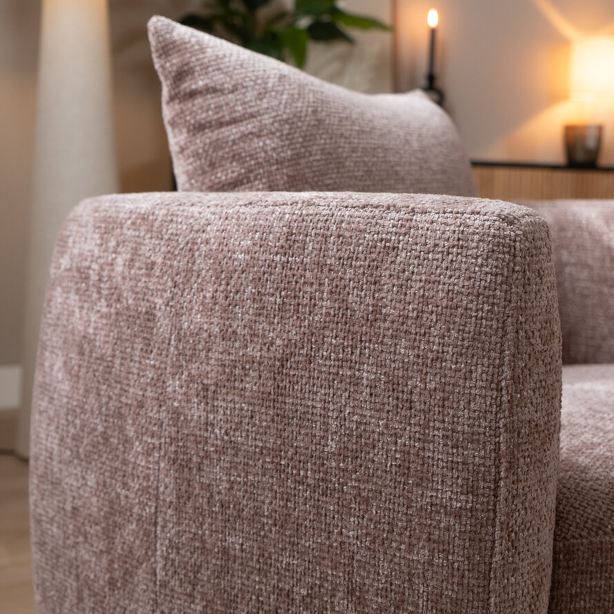 Sessel Ruby Chenille rosa