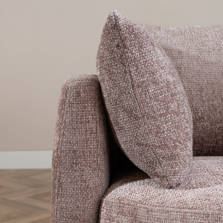 Sessel Ruby Chenille rosa