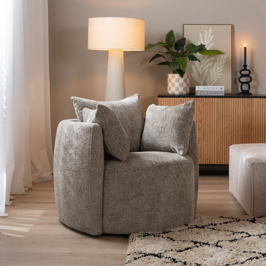 Sessel Ruby Chenille taupe