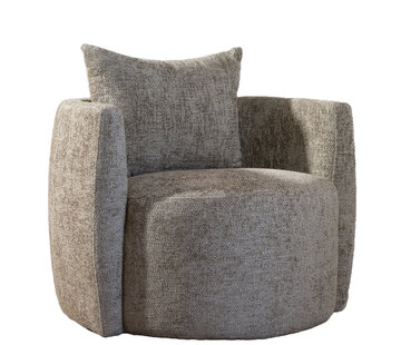 Bronx71 Sessel Ruby Chenille taupe