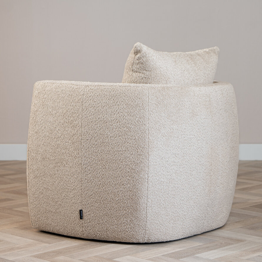 Bouclé Sessel Ruby beige