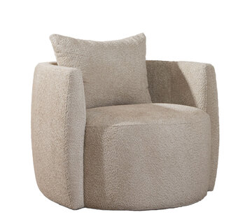 Bronx71 Bouclé Sessel Ruby beige