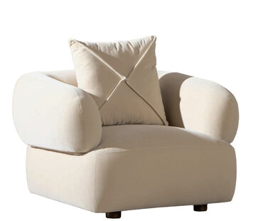 Bronx71 Sessel Palermo Samt beige