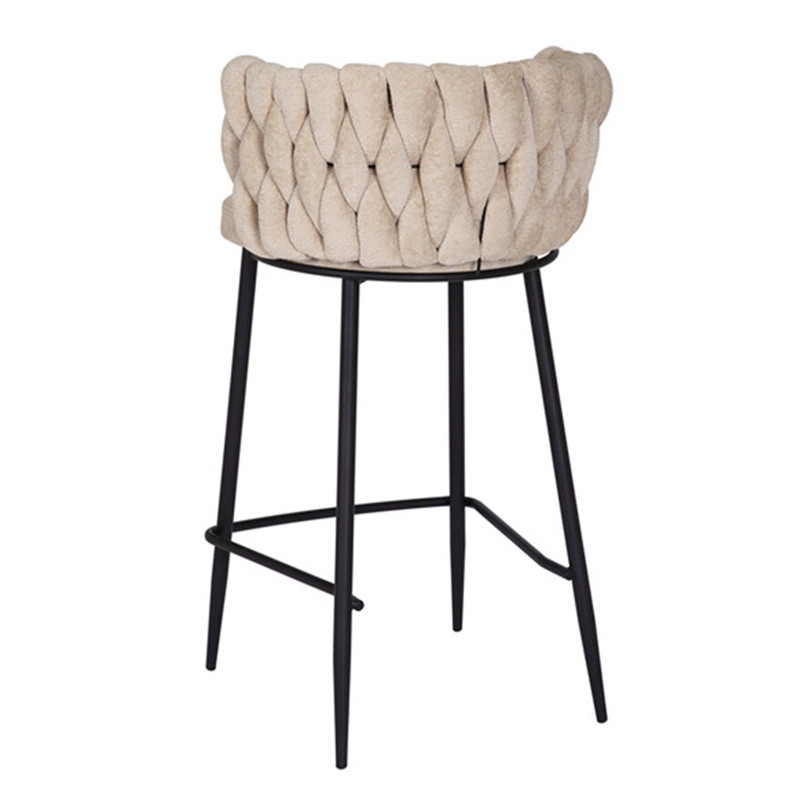 Barhocker River Chenille beige