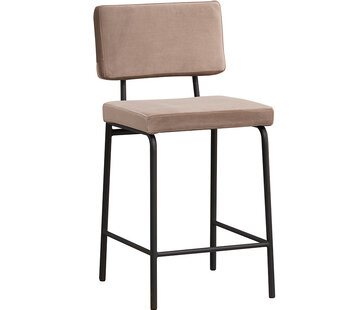 Bronx71 Barhocker Espen Samt taupe
