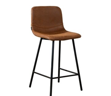Bronx71 Gastro Barhocker Leder Mikky cognac 68-79 cm