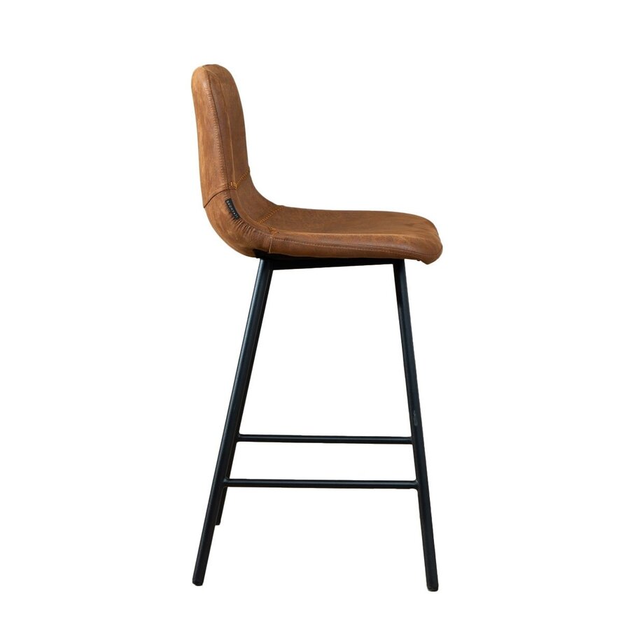 Gastro Barhocker Leder Mikky cognac 68-79 cm