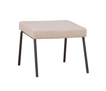 Bronx71 Hocker Espen recycelter Stoff beige