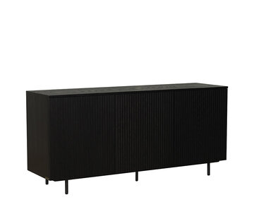 Bronx71 Sideboard Haley schwarz 160x45x74 cm