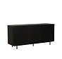 Sideboard Haley schwarz 160x45x74 cm