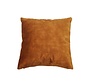 Samt Kissen Beau ockergelb/cognac 45x45 cm