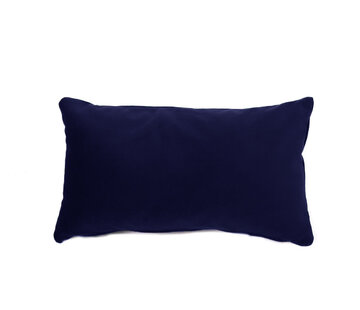 Bronx71 Samt Kissen Anna dunkelblau 25x45 cm