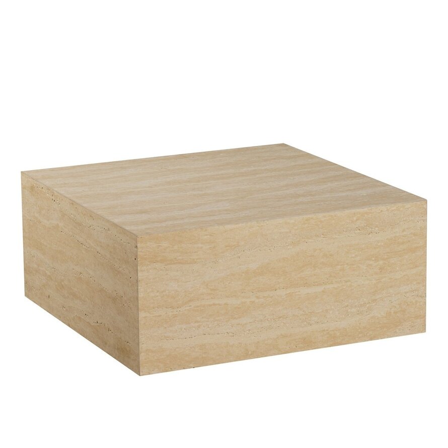 Couchtisch/Element Ace Travertin 75 x 75 x 40 cm