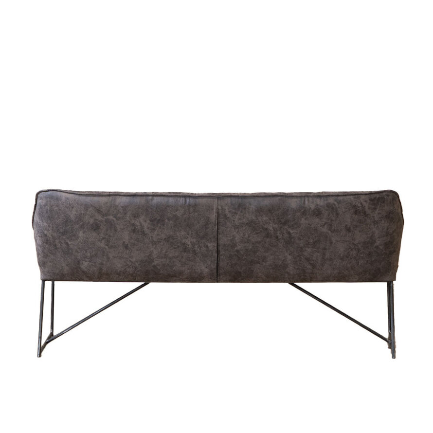 Esszimmerbank Mikrofaser Abel anthrazit 155 cm