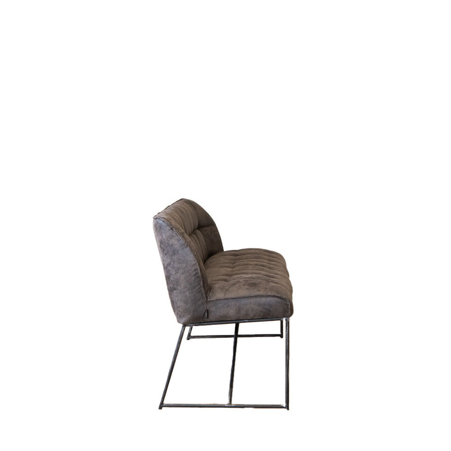 Esszimmerbank Mikrofaser Abel anthrazit 220 cm